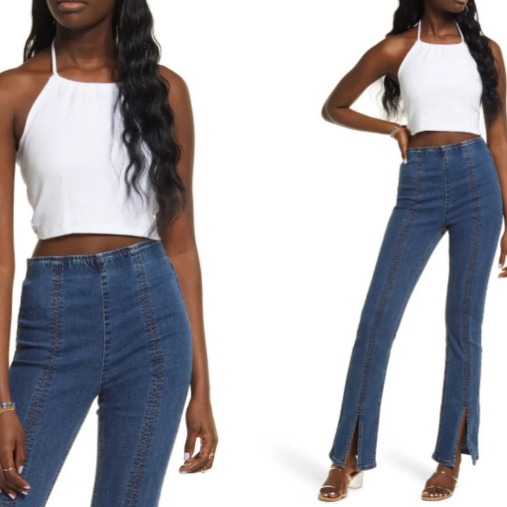 Rib Halter Top